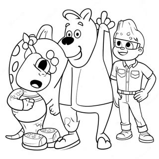 Pagina da Colorare di Nickelodeon | pagina da colorare Nickelodeon