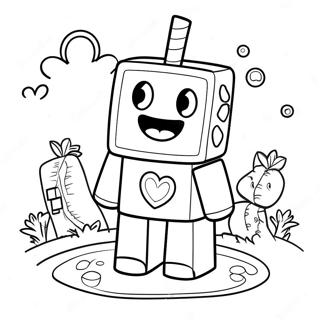 Pagina da Colorare Avventura Divertente degli Alphablocks | pagina da colorare Alphablocks