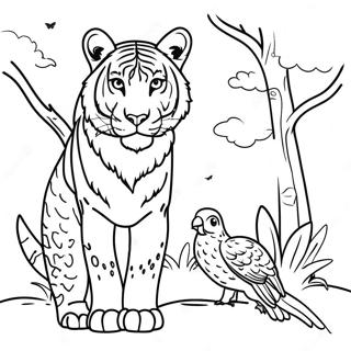 Pagina da Colorare della Fauna Selvatica | pagina da colorare Fauna Selvatica