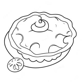Pagina da Colorare della Torta Deliziosa | pagina da colorare Torta