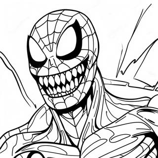 Pagina da Colorare del Personaggio Carnage | pagina da colorare Carnage