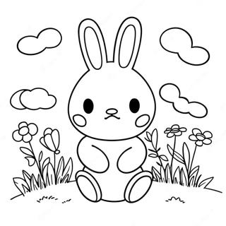 Pagina da Colorare Miffy | pagina da colorare Miffy