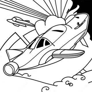 Pagina da Colorare del Challenger | pagina da colorare Challenger