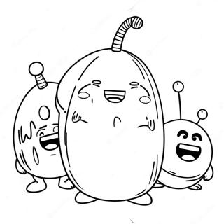 Oddbods Pagine da Colorare