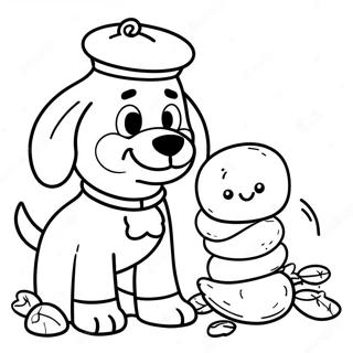 Pagina da Colorare Chip e Potato | pagina da colorare Chip e Patata