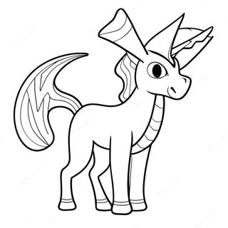 Pagina da Colorare di Arceus | pagina da colorare Arceus