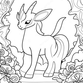 Pagina da Colorare di Arceus Shiny | pagina da colorare Arceus
