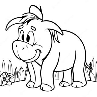 Pagina da Colorare di Eeyore | pagina da colorare Eeyore