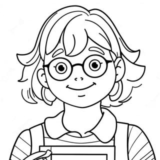 Junie B. Jones Pagine da Colorare