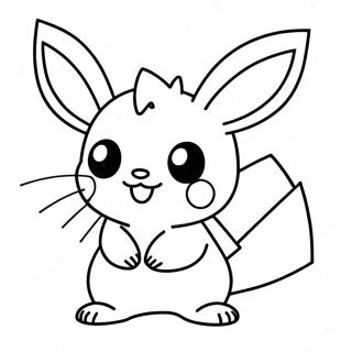 Pagina da Colorare di Pichu | pagina da colorare Pichu