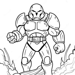 Pagina da Colorare Doom | pagina da colorare Doom
