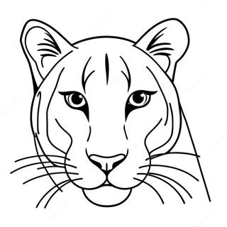 Pagina da Colorare del Puma | pagina da colorare Puma