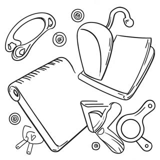 Pagina da Colorare Strumenti | pagina da colorare Strumenti