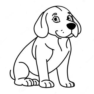 Pagina da Colorare Beagle | pagina da colorare Beagle
