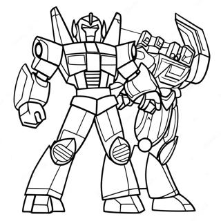 Pagina da Colorare di Voltron | pagina da colorare Voltron