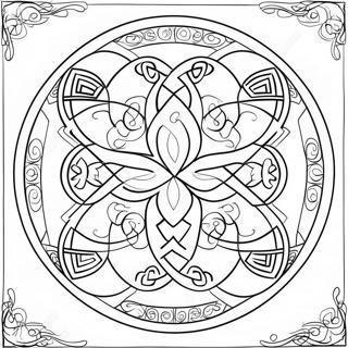 Pagina da Colorare di Nodo Celtico | pagina da colorare Celtico