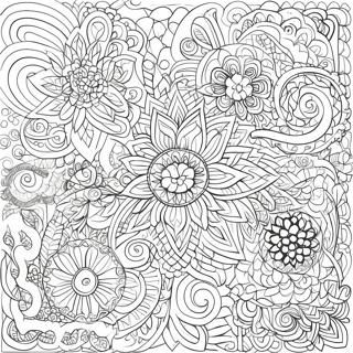 Pagina da Colorare di Motivi Celtici Intricati | pagina da colorare Celtico