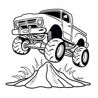 Pagina da Colorare di Monster Jam Truck | pagina da colorare Monster Jam