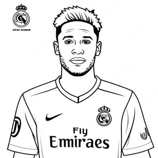 Pagina da Colorare Neymar Calciatore | pagina da colorare Neymar