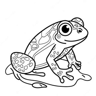 Pagina da Colorare di Anfibio | pagina da colorare Anfibio