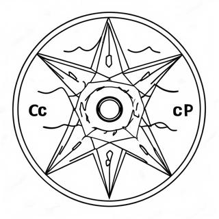 Pagina da Colorare del Logo della Fondazione SCP | pagina da colorare SCP