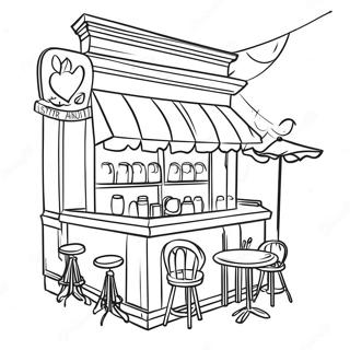 Pagina da Colorare del Caffè | pagina da colorare Caffè