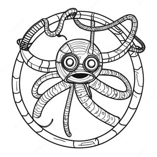 Pagina da Colorare di Doc Ock | pagina da colorare Dottor Octopus
