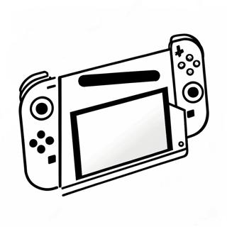 Pagina da Colorare di Nintendo Switch | pagina da colorare Nintendo Switch