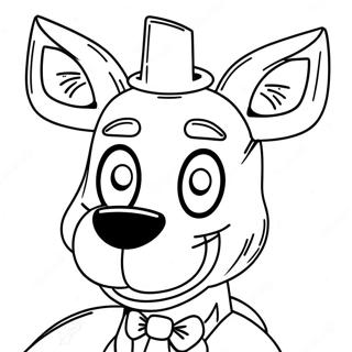 Pagina da Colorare Mangle FNAF | pagina da colorare Mangle FNAF