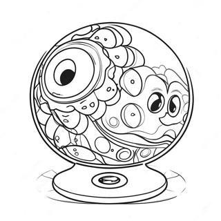 Pagina da Colorare Giocattolo Fidget Pop It | pagina da colorare Pop It