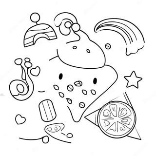 Pagina da Colorare Forme Pop It Colorate | pagina da colorare Pop It