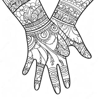 Pagine da Colorare Mani | pagina da colorare Mani