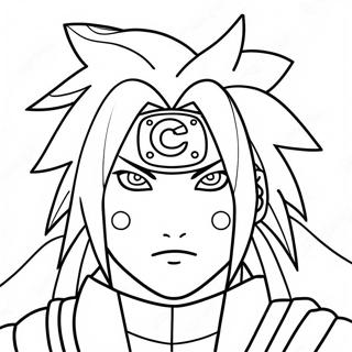 Pagina da Colorare Madara Uchiha | pagina da colorare Madara