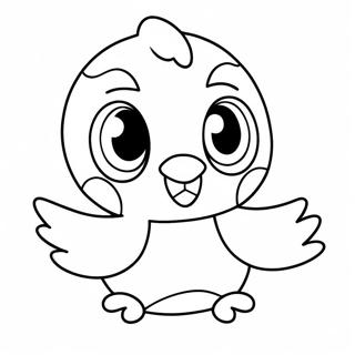 Piplup Pagina da Colorare | pagina da colorare Piplup