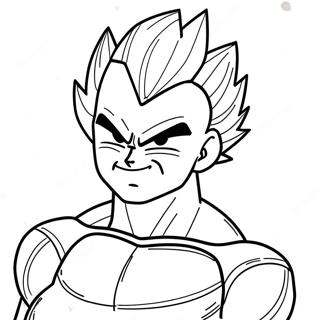 Vegeta Pagina da Colorare | pagina da colorare Vegeta