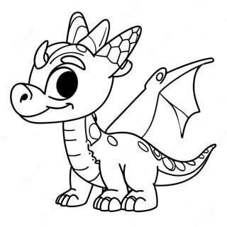 Pagina da Colorare di Spyro | pagina da colorare Spyro