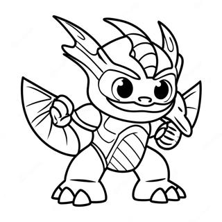 Pagina da Colorare di Skylanders | pagina da colorare Skylanders