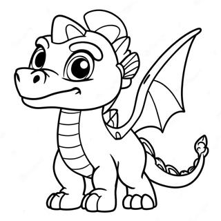 Pagina da Colorare di Spyro il Drago Skylanders | pagina da colorare Skylanders