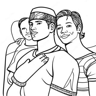 Pagina da Colorare Homies | pagina da colorare Amici