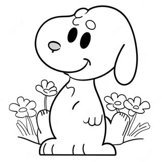 Pagina da colorare di Snoopy | pagina da colorare Snoopy