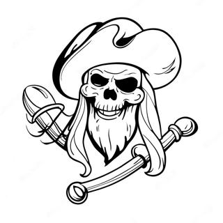 Pagina da Colorare di Buccaneers | pagina da colorare Corsari