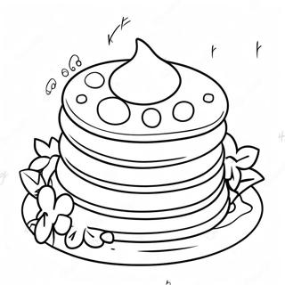 Pagina da Colorare delle Caramelle IHOP | pagina da colorare IHOP