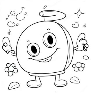 Pagina da Colorare di BFDI | pagina da colorare BFDI
