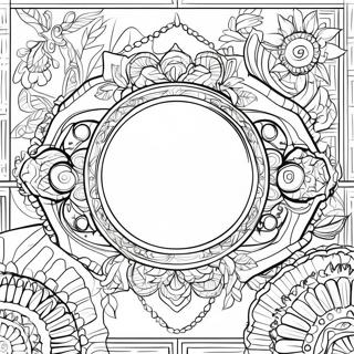 Pagina da colorare del tocco dorato di Mida | pagina da colorare Mida