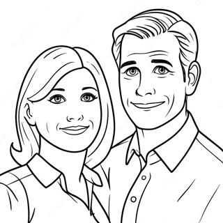 Pagina da colorare di Steve e Maggie | pagina da colorare Steve e Maggie