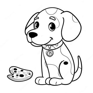 Pagina da colorare di Marshall con Cucciolo Dalmata | pagina da colorare Marshall