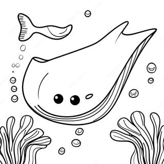 Pagina da Colorare Manta | pagina da colorare Manta