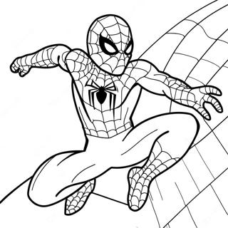 Pagina da Colorare di Spiderman | pagina da colorare Spiderman e Hello Kitty