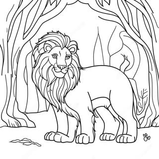 Pagina da Colorare di Narnia | pagina da colorare Narnia