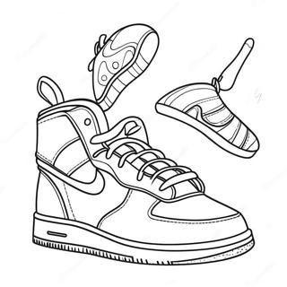 Sneaker Pagine da Colorare
